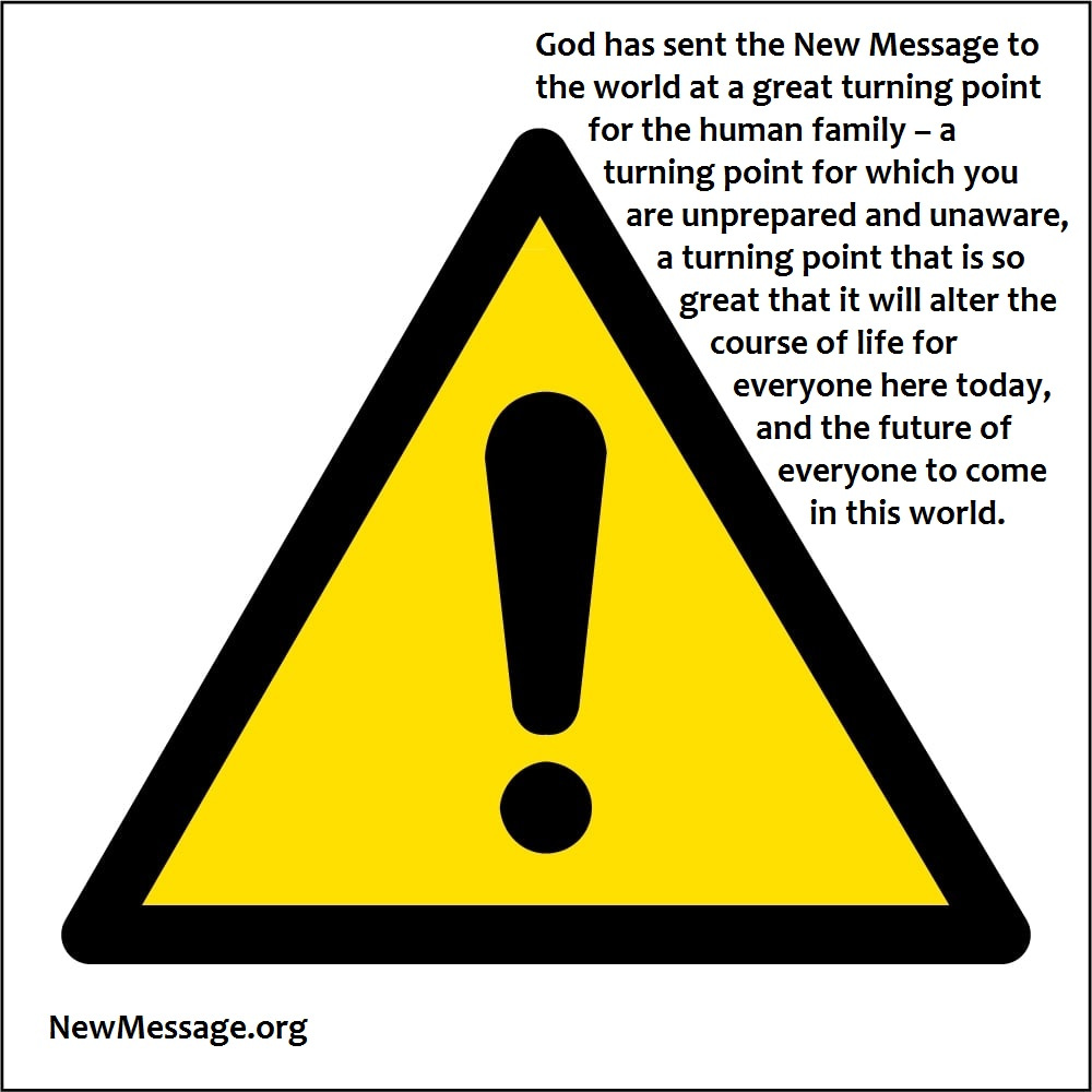 A great warning. An increasingly difficult world.