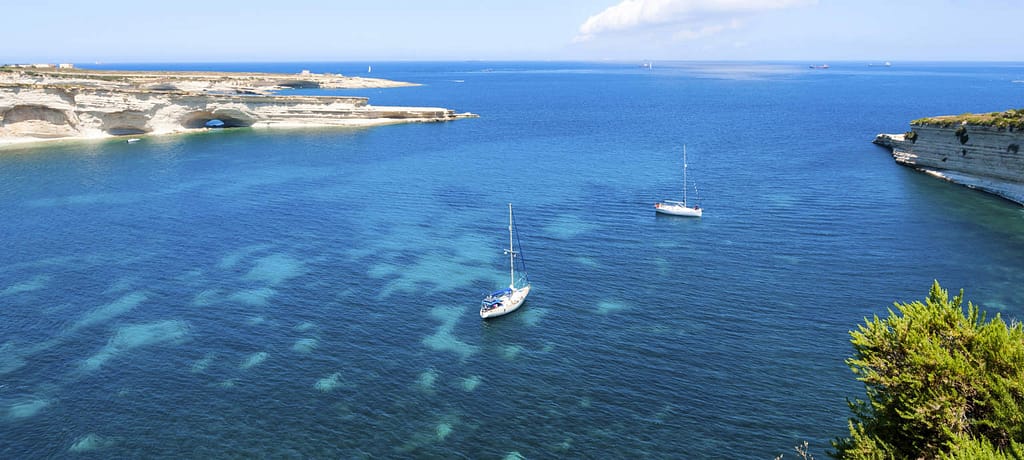 Salina Bay in Malta. We must run aground upon some island.