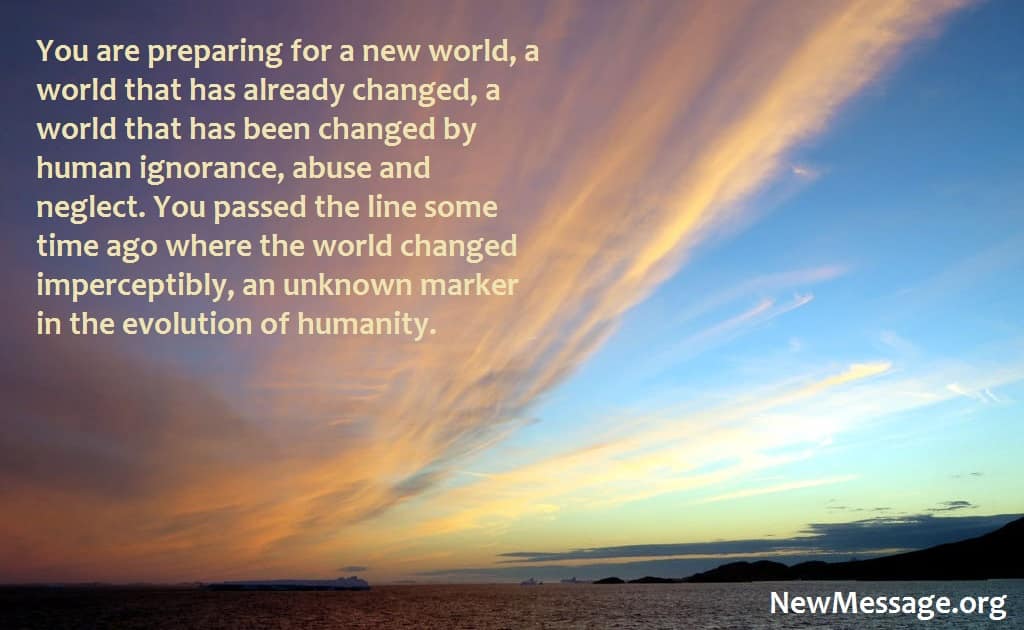 A sunset. An increasingly difficult world