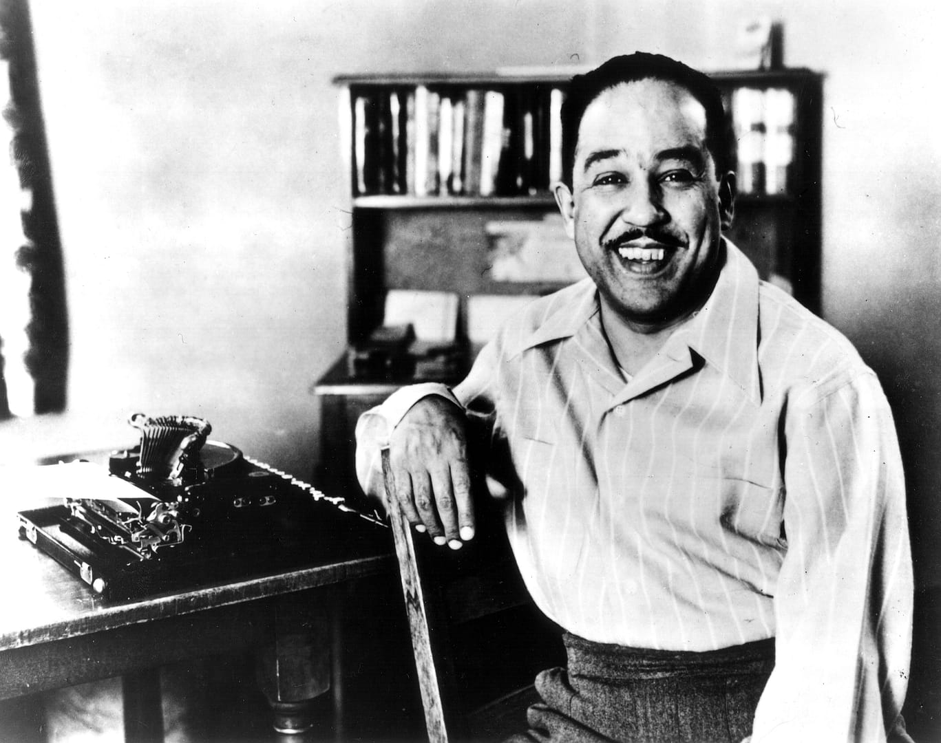 langston-hughes-typewriter And yet I swear this oath, America will be