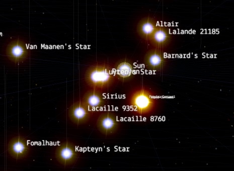 Van Maanen's Star is pretty close to the sun, as stars go. Quite a few worlds were, but are no more