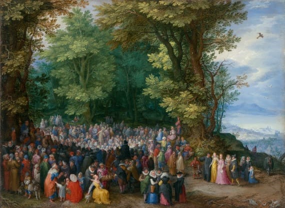 The Sermon on the Mount by Jan Brueghel the Elder, 1598. I will not be afraid of my own will.