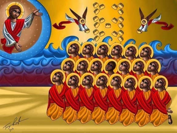Tony-Rezk_21-Coptic-Martyrs-of-2015_2015 I sing the harmless, I sing the faithful