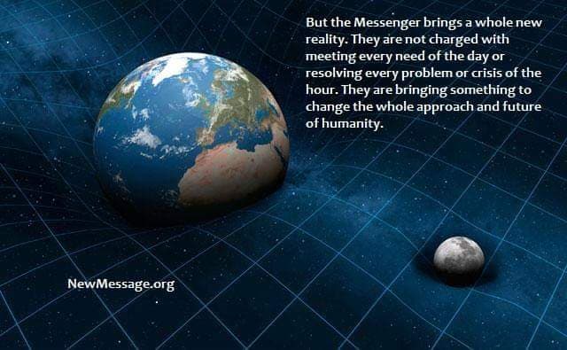 Gravity bending space-time and the Messenger. A new reality doesn't happen every day 