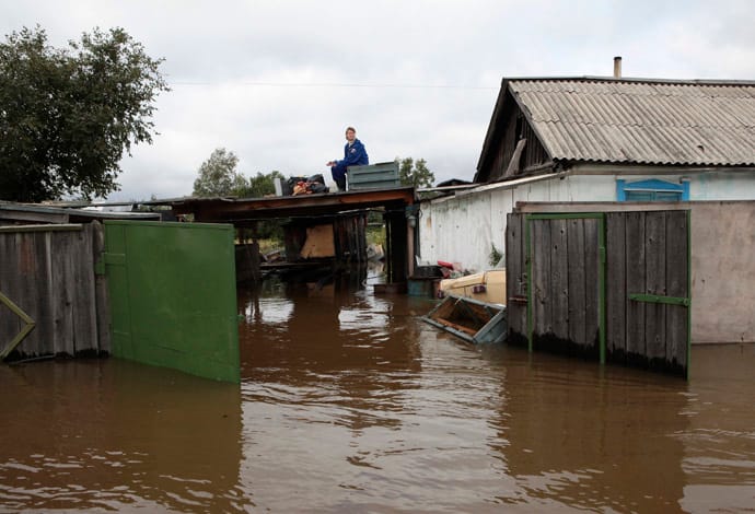 Flooding in the  Khabarovsk Region, Russian Far East