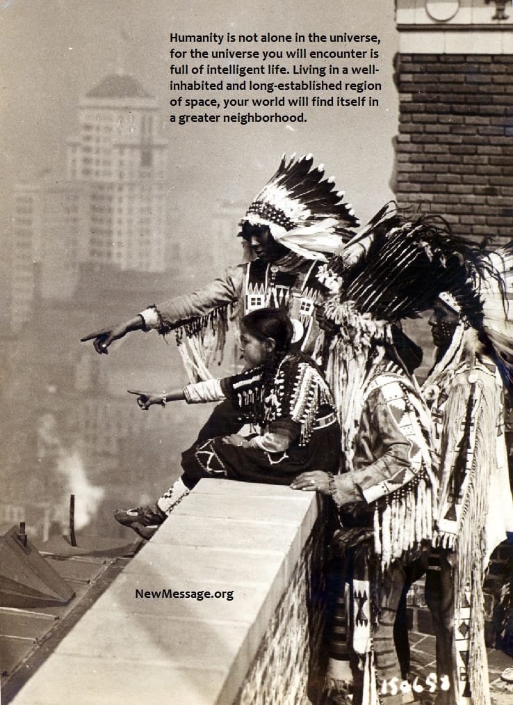 Blackfeet in New York, 1913. We might be an utterly average world.
