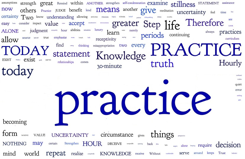 Steps To Knowledge Steps 78-83 Word Cloud with words separated. Some small but substantial successes